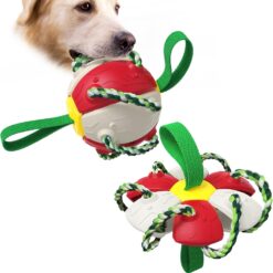Multi-Functional Chewing Rope Pet Flying Saucer Ball Toy