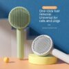 Stainless Steel Round-headed Pet Hair Removal Brush Comb