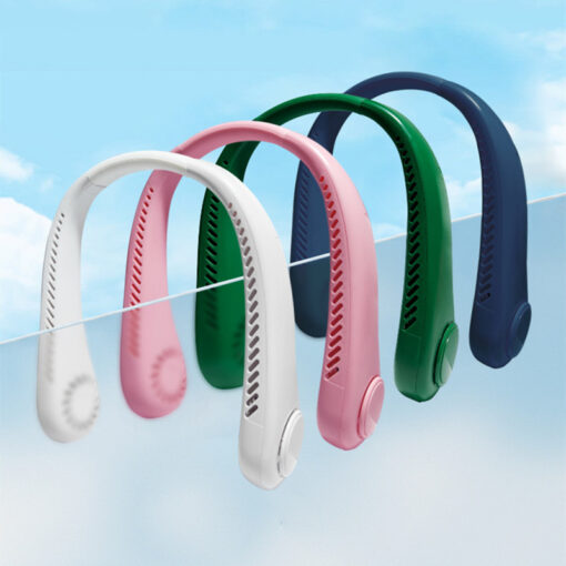 Portable Silent Hanging Neck Small Bladeless Fan