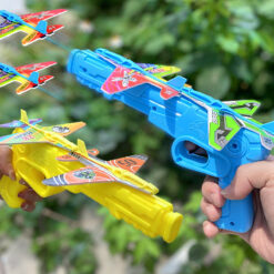 Children Hand Throw Gliding Foam Airplane Launcher Toy