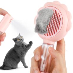 Cat Spray Shedding Massage Grooming Self Cleaning Brush