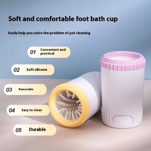 Automatic Detachable Pet Foot Washing Cleaning Cup