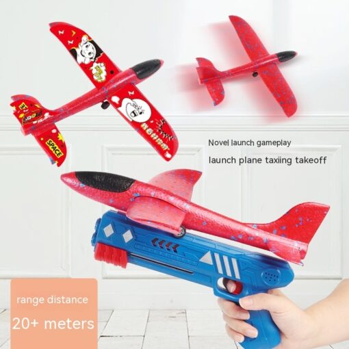 Portable Outdoor Foam Ejection Aircraft Launcher Children's Toy