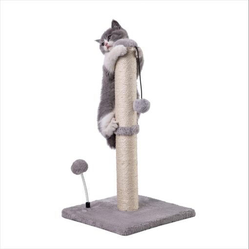 Interactive Cat Sisal Hanging Ball Scratching Tower Post
