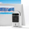 Portable Mini Desktop Water Circulation Night Light Spray Fan