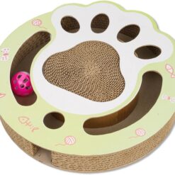 Interactive Cat Cardboard Grinding Claw Scratcher Toy