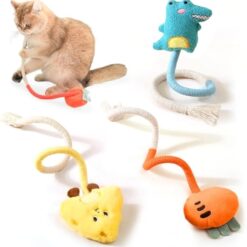 Interactive Sisal Rope Bite-Resistant Teeth Chew Cat Toy