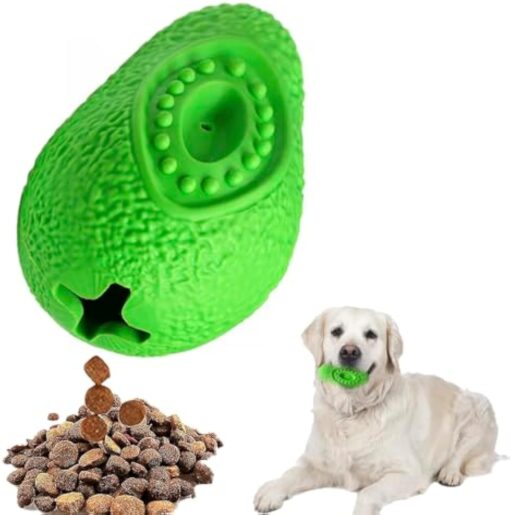 Interactive Dog Slow Feeder Chew Rubber Teething Toy