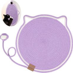 Durable Braided Cotton Rope Cat Claw Self Hi Ball Mat