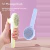 Round Head Self-cleaning Massage Pet Steel Comb