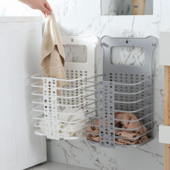 Foldable Dirty Cloth Laundry Storage Organizer Basket