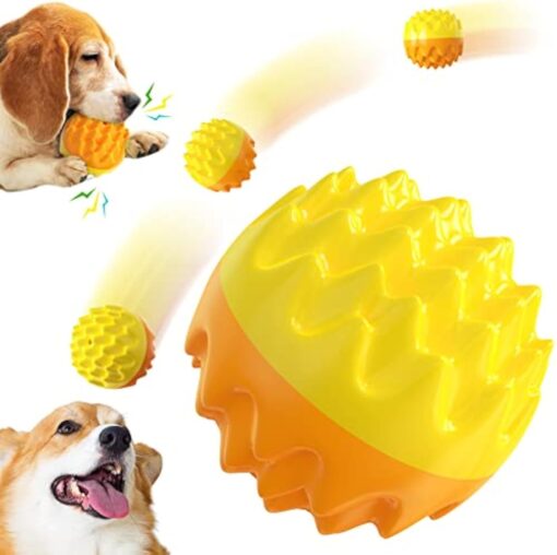 Multi-Function Squeaky Dog Ball Chewers Dental Dog Toy