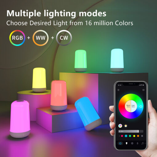 Multi-functional Smart Bluetooth Color-changing Desk Lamp
