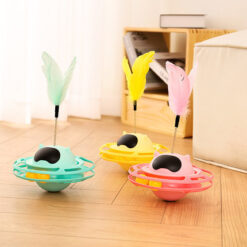 Interactive Self-hi Tumbler Turntable Pet Teasing Toy