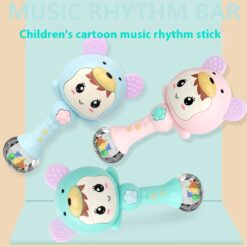 Children's Music Teether Hammer Sticks Rattle Educational Toy