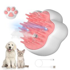 Creative Hair Steam Cat Hair Removal Massage Comb Brush
