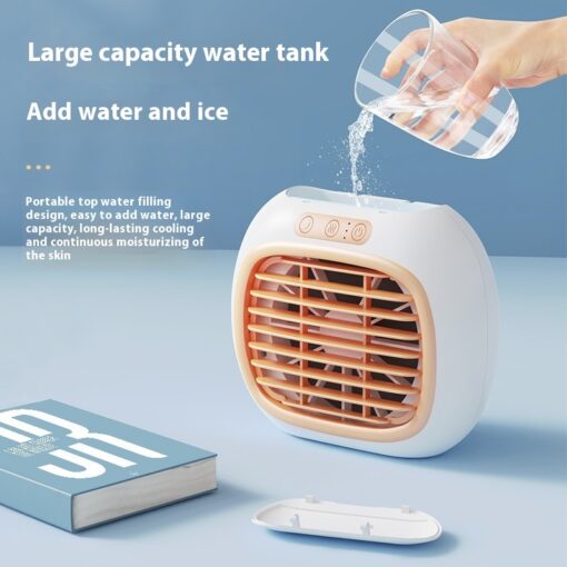 Household Mini Adjustable Spray Air Conditioner Fan