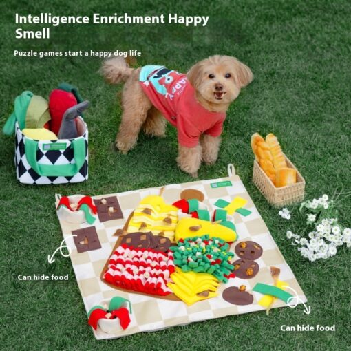 Interactive Dog Smell Pad Food Leakage Storage Toy