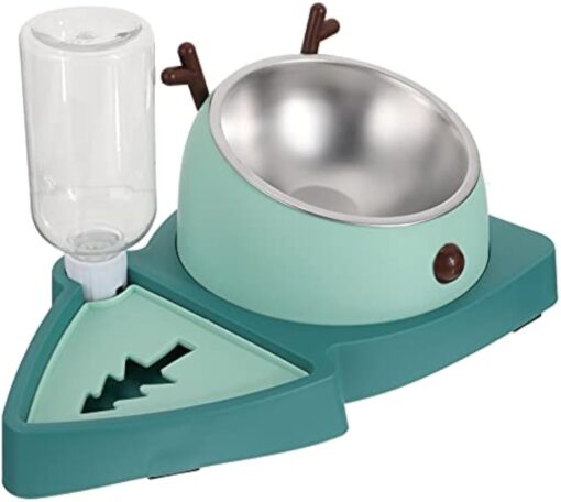 Automatic Detachable 15° Tilted Pet Slow Feeding Bowl