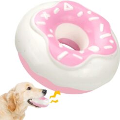 Multi-functional Donut Shape Chewy Sound Chew Toy