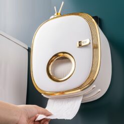 Multi-functional Wall-mounted Punch-free Toilet Paper Box