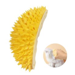 Interactive Durian Shaped Cat Corner Scratcher Groomer Toy