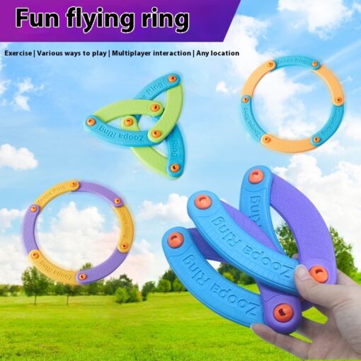 Foldable Children's Outdoor Foam Boomerang Toy