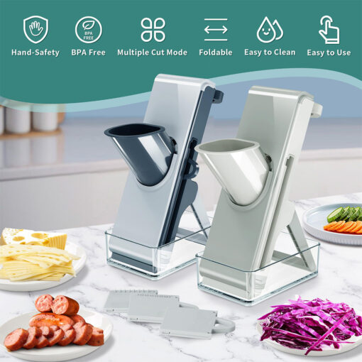 Multi-Functional Adjustable Kitchen Food Slicer Chopper