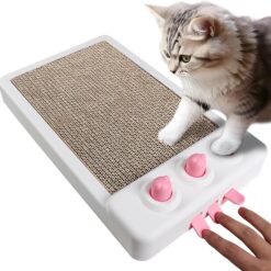 Interactive Whack A Mole Cardboard Cat Scratcher Toy