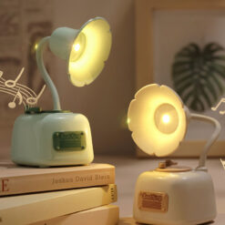 Creative Retro Phonograph Dimming Lights Desk Lamp