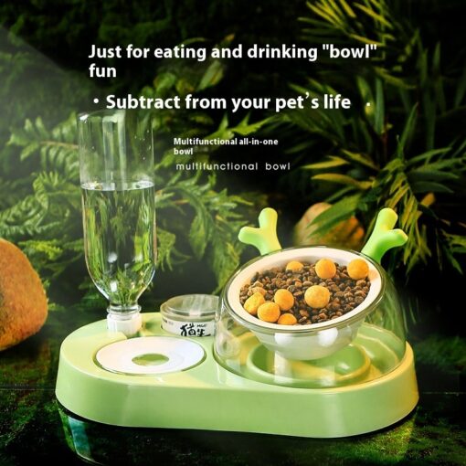 Ceramic Automatic Pet Double Feeding Drinking Water Bowl