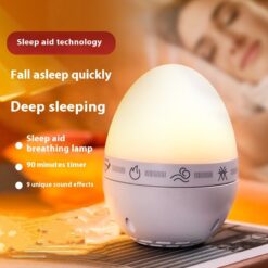 White Noise Egg-shaped Timing Sleeping Aid Instrument