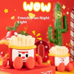 Creative Cute Silicone Fries Bedroom Bedside Night Light