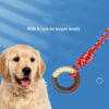 Dazzling Braided Rope Self-Relieving Bite-Resistant Toy