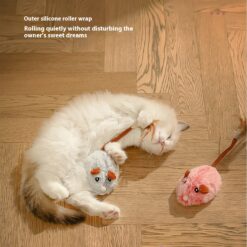 Interactive Self-Hi Relieving Stuffy Electric Mouse Cat Pole Toy