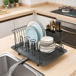 Multifunctional Stainless Steel Kitchen Dish Drain Rack