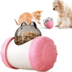 Multifunctional Cat Treat Dispensing Feeder Toy