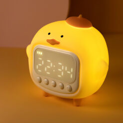 Smart Wake-up Hug Duck Alarm Clock Night Light Lamp