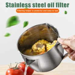 Multifunctional Stainless steel Household Oil Filter Kettle