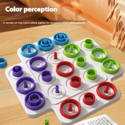 Interactive Ferrule Chess Battle Game Color Cognitive Toy