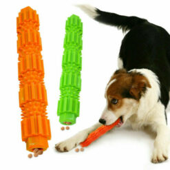 Pet Chew Treat Dispensing Rubber Teeth Cleaning Toy