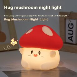 Portable Mushroom Bedroom Eye Protection Sleep Silicone Lamp