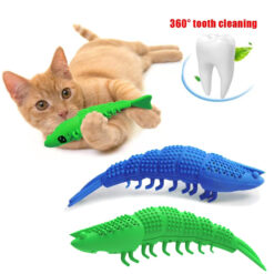 Interactive 360 Degree Teeth Cleaning Catnip Chew Toy