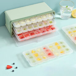 Drawer Type Plastic Ice Cube Mold Maker Tray