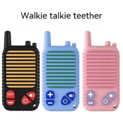 Walkie-Talkie Baby Silicone Handheld Bite Resistant Toy