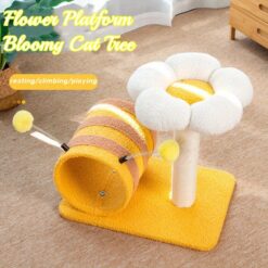 Little Cat Tree Bee Climbing Frame Sisal Scratching Board