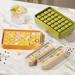 Press Type Mini Household Ice Cube Mold Tray