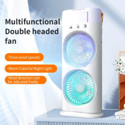 Portable Double-ended Spray Air Conditioner Fan Humidifier