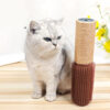 Interactive Cat Sisal Vertical Scratching Post Face Sisal Toy