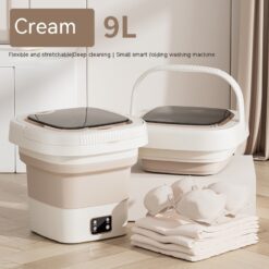 Portable Intelligent Digital Display Folding Washing Machine